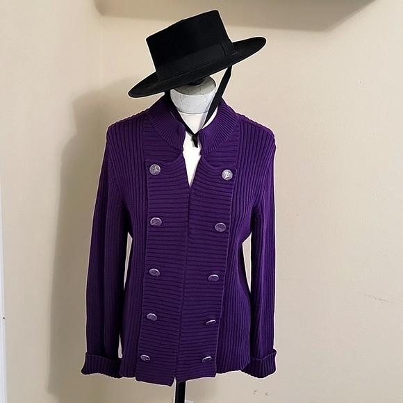 Chaps Eggplant 🍆 100% Cotton - Picture 1 of 5